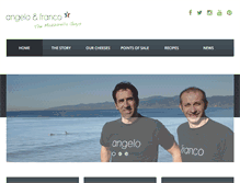 Tablet Screenshot of angeloandfranco.com